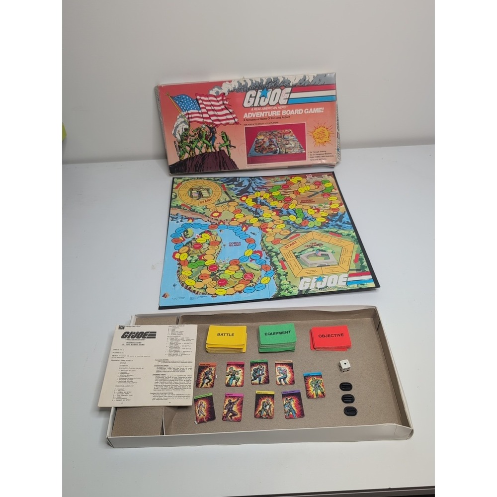 GI JOE ARAH 1982 ADVENTURE BOARD GAME by IGI